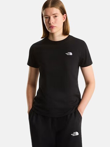 THE NORTH FACE Koszulka 'THE NORTH FACE W EVO SD SLM SS TEE T-SHIRT' w kolorze czarny: przód