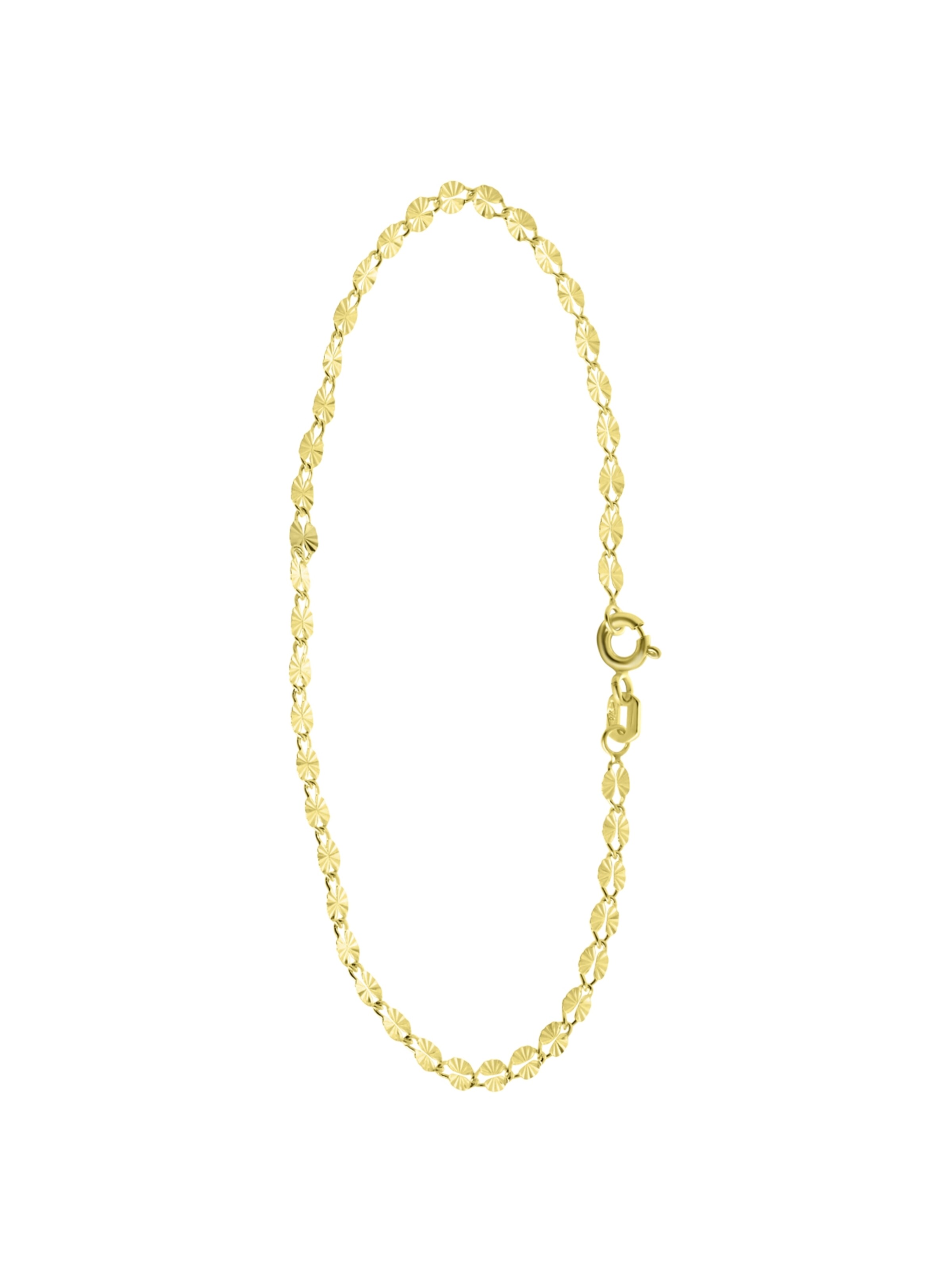 Lucardi Armband 'Klassisch' in Goud: voorkant