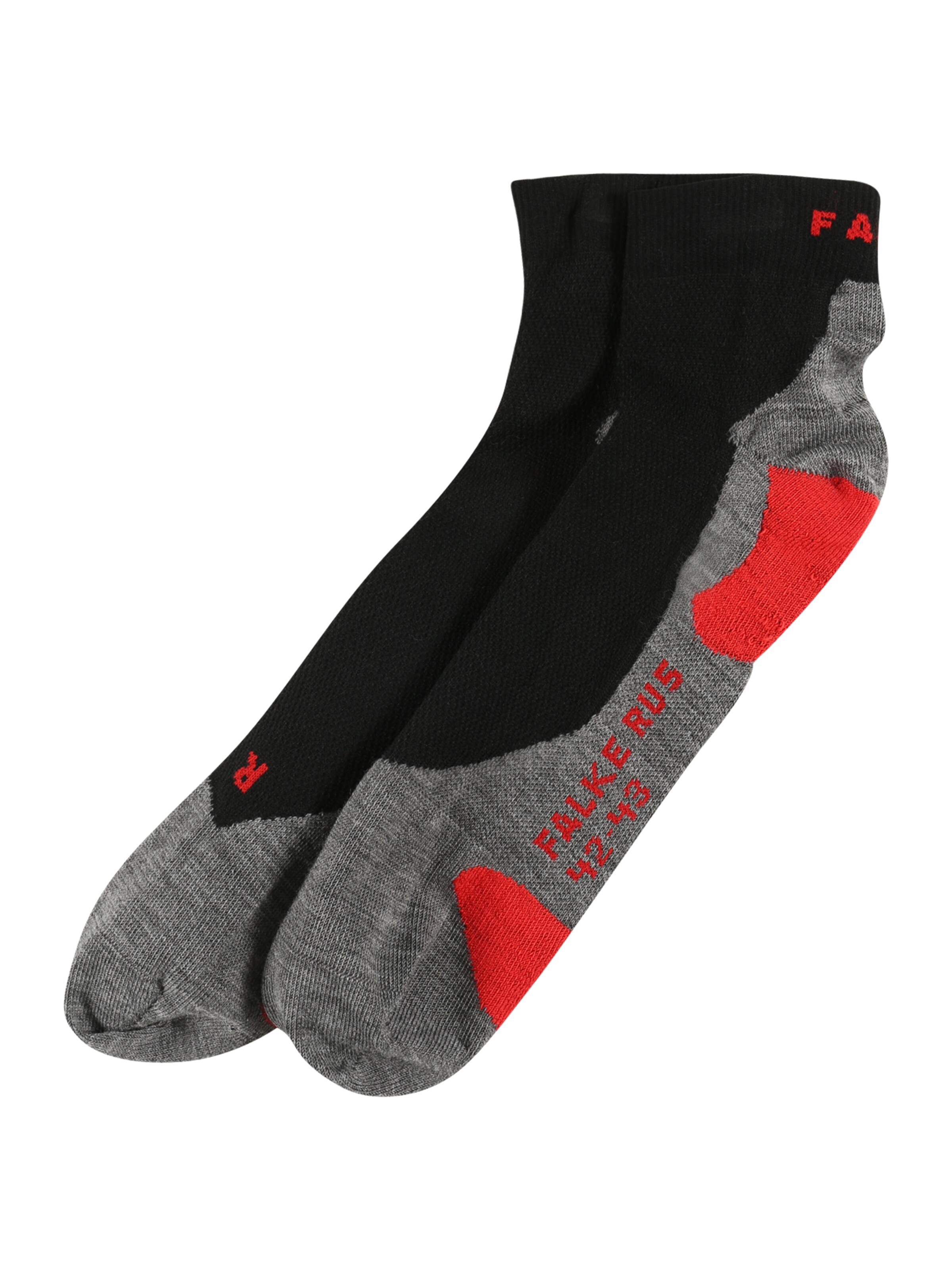 FALKE Athletic Socks in Black: front