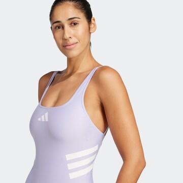 ADIDAS PERFORMANCE Bralette Sports swimsuit in Purple