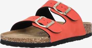 Cruz Mules 'Whitehill' in Red: front