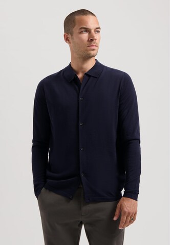 Coupe regular Chemise 'Destin' Dstrezzed en bleu : devant