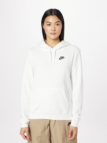 Nike Sportswear - Sudadera en blanco: frente