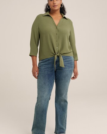 WE Fashion Bluse in Grün
