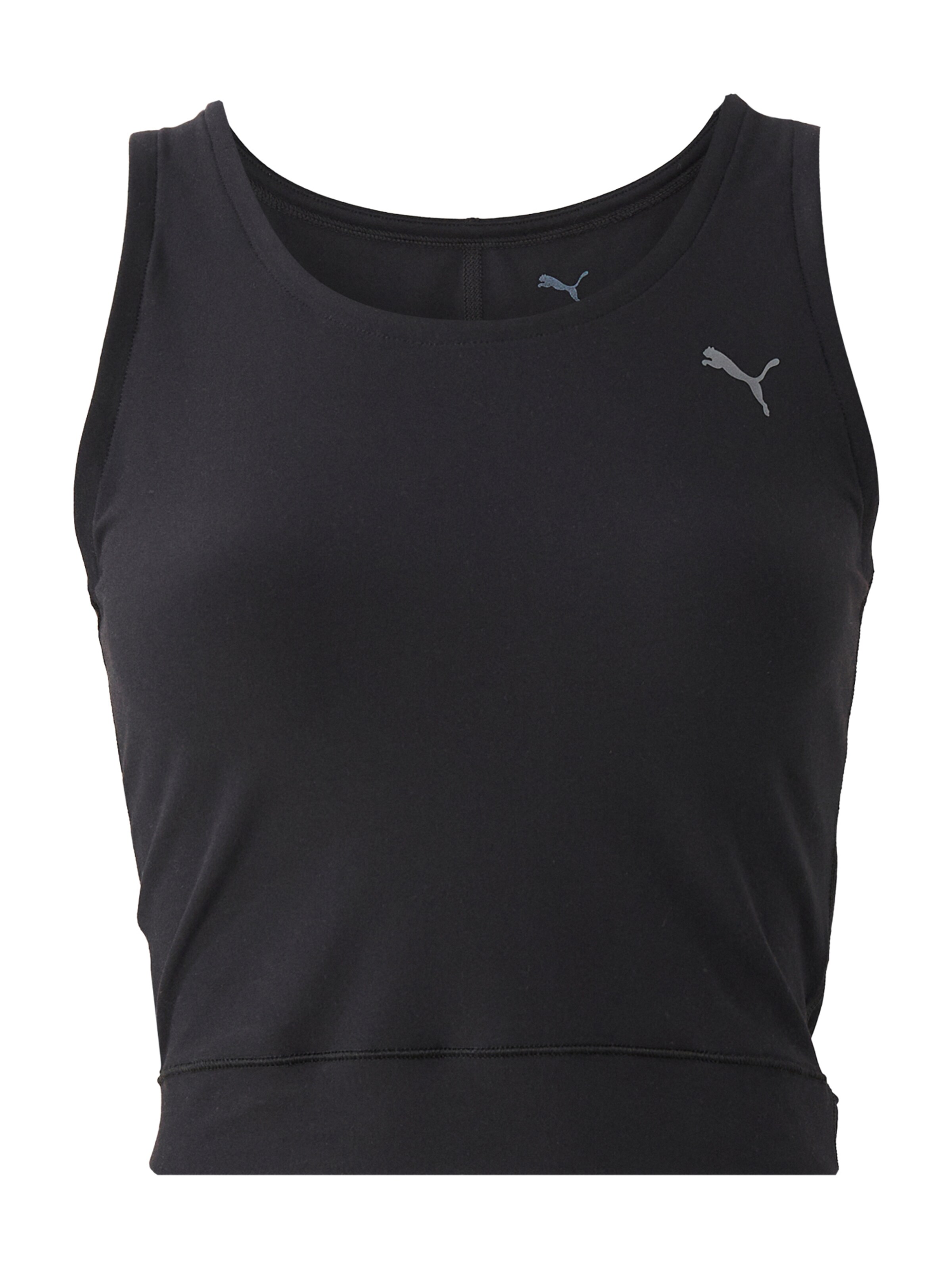 PUMA Sporttop 'Cloudspun' in Schwarz: Vorderseite
