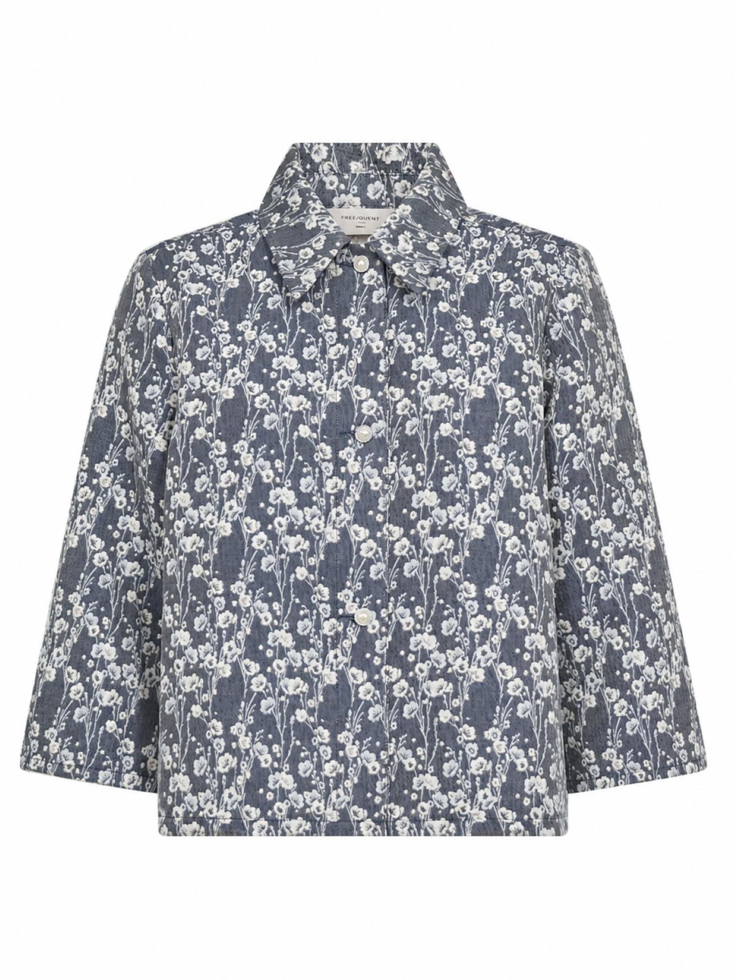 Freequent Blazers 'FQFally Vintage indigo' in 40 in de kleur Blauw, Productweergave