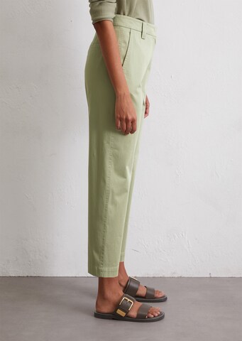 Marc O'Polo Tapered Chinohose 'Kalni' in Grün