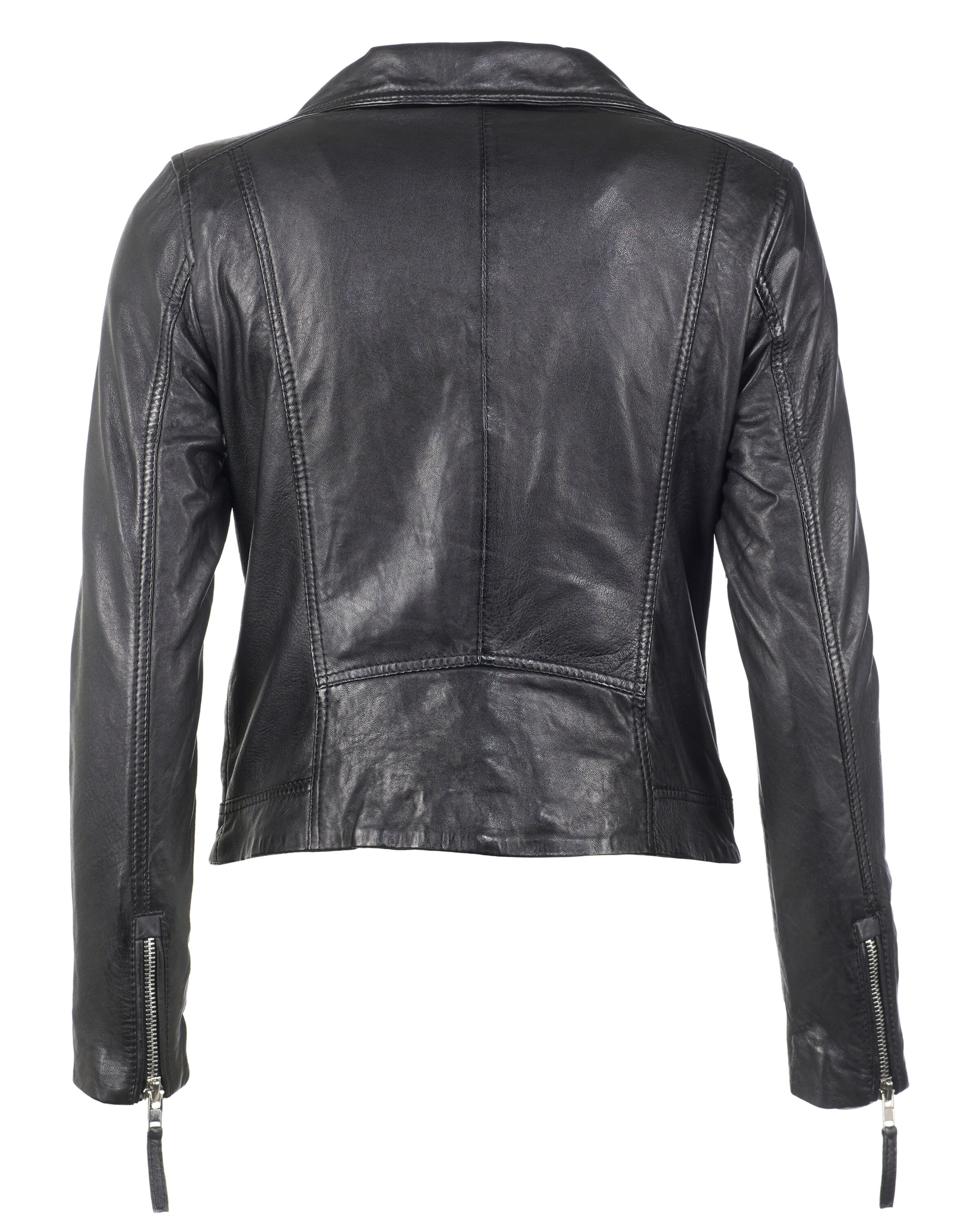 MUSTANG Lederjacke in Schwarz