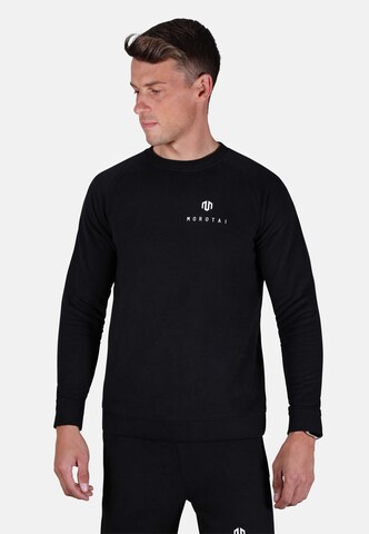 Sweat-shirt MOROTAI en noir : devant