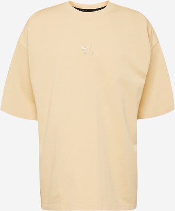 T-Shirt Nike Sportswear en jaune : devant