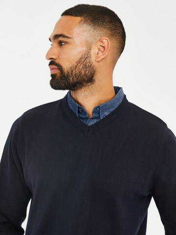 Threadbare Trui 'Panda' in Blauw