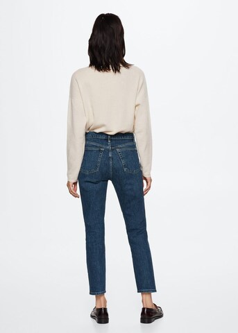 MANGO regular Jeans 'claudia' i blå