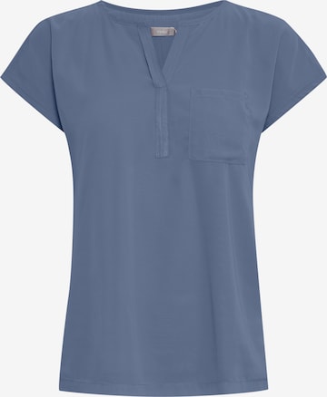 Fransa Blouse 'Zawov' in Blauw: voorkant