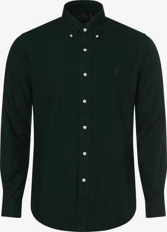 Coupe regular Chemise Polo Ralph Lauren en vert : devant