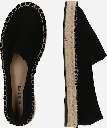 ABOUT YOU Espadrilles 'Felicitas' in Black