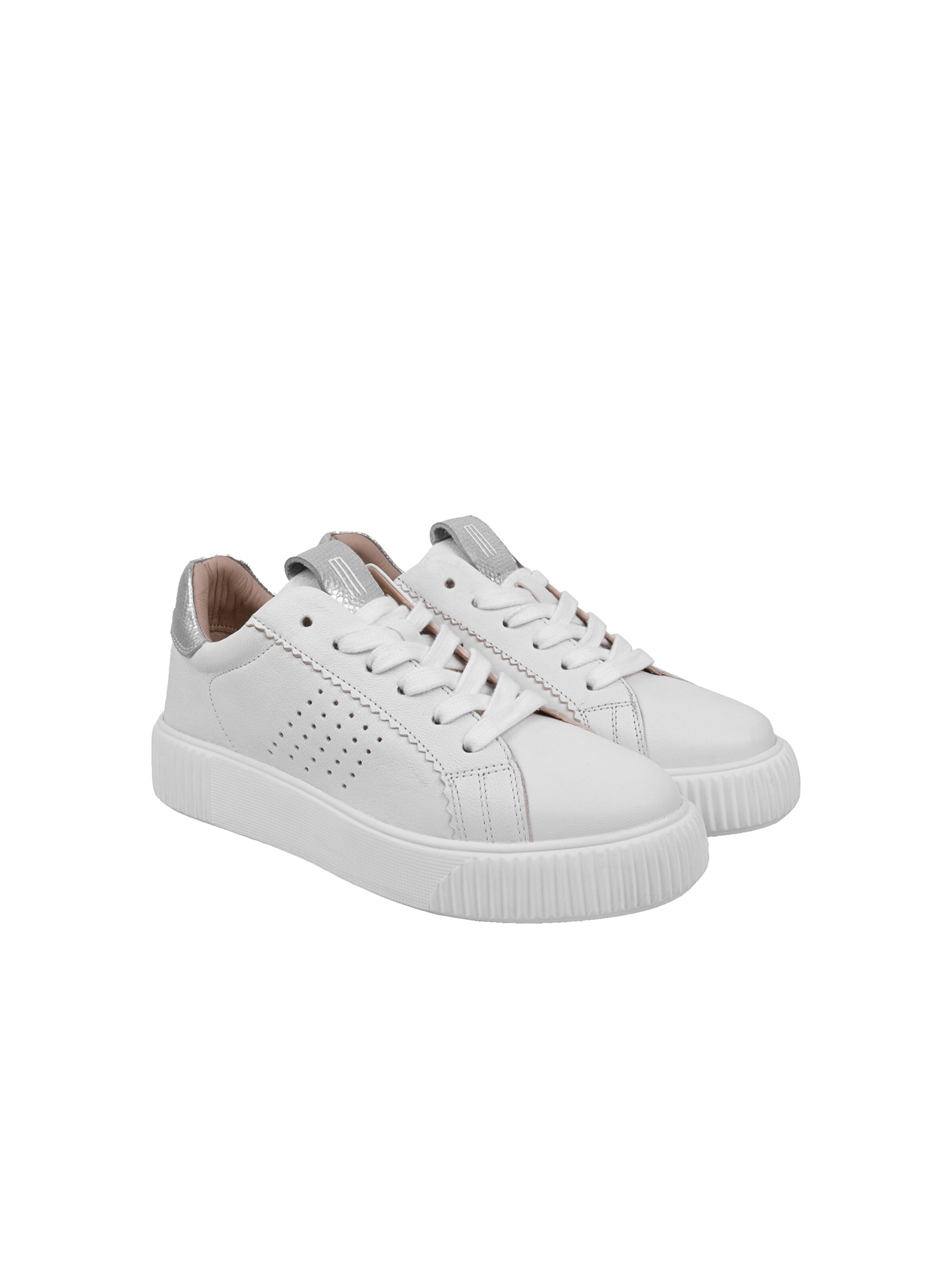 Crickit Platform trainers ' ORMA ' in Silver