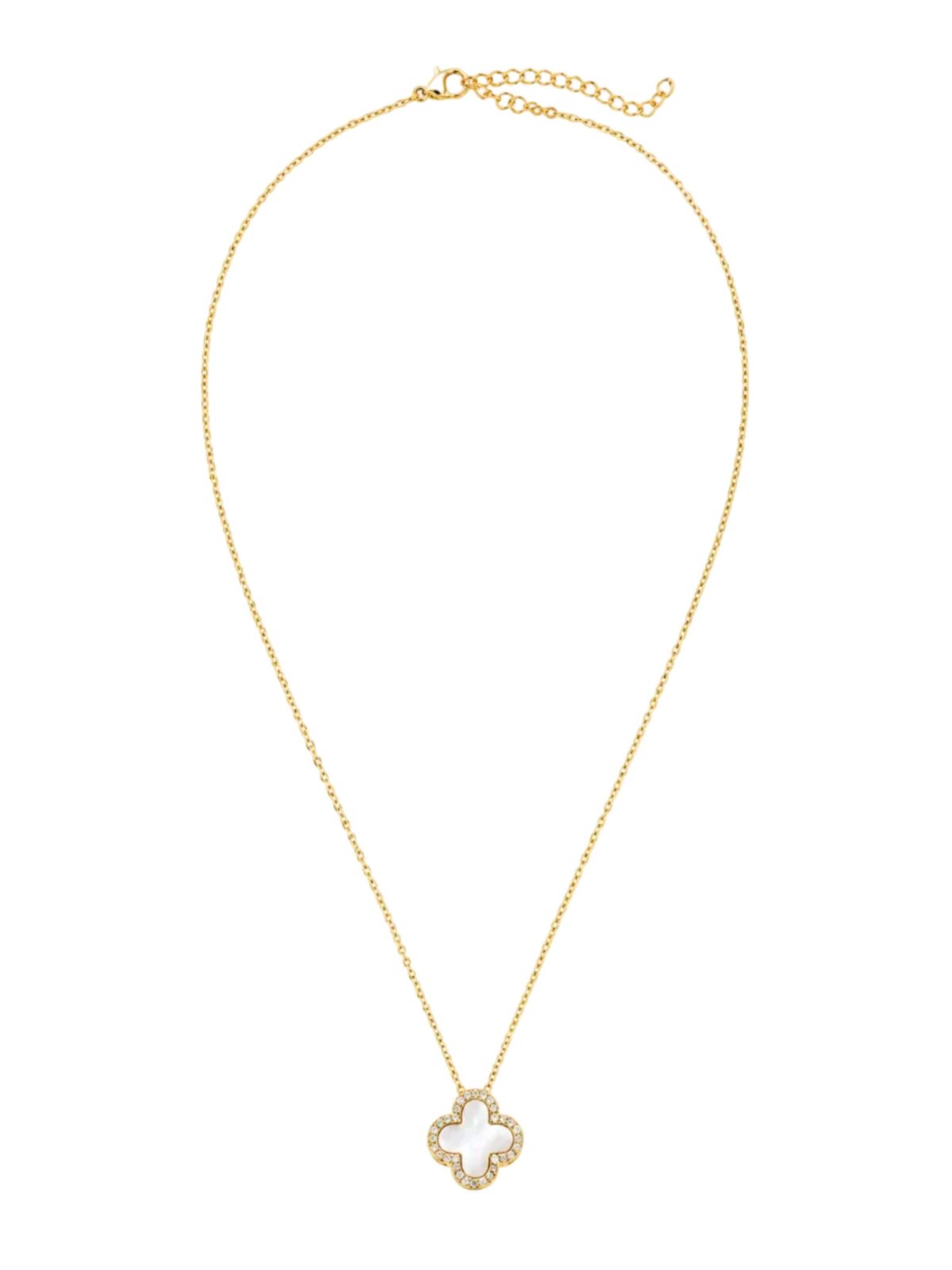 Cala Rose Ketting 'LARA' in Goud: voorkant