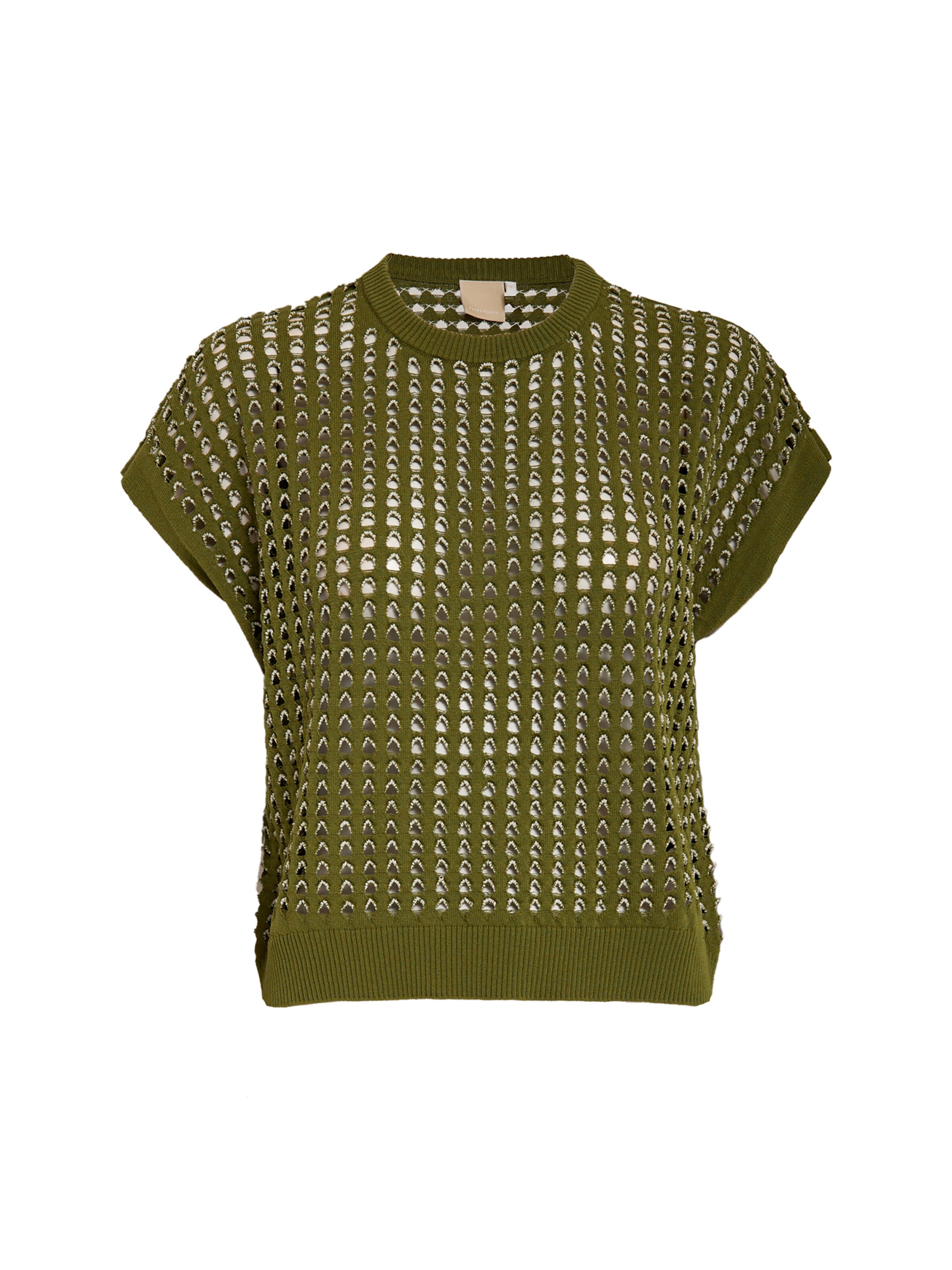 Gilet 'Raina' Peppercorn en vert : devant