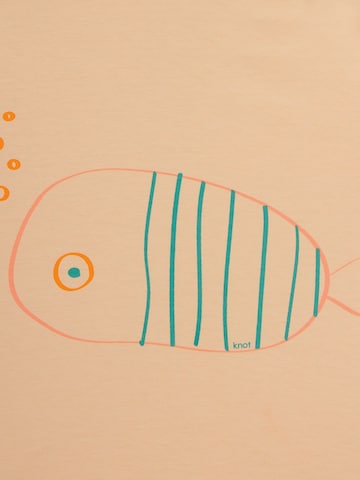 KNOT Μπλουζάκι 'Harlequin Tuskfish' σε πορτοκαλί