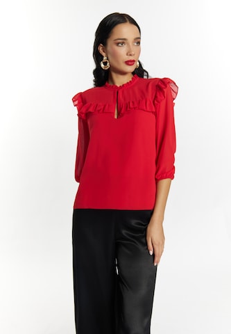 faina - Blusa en rojo: frente