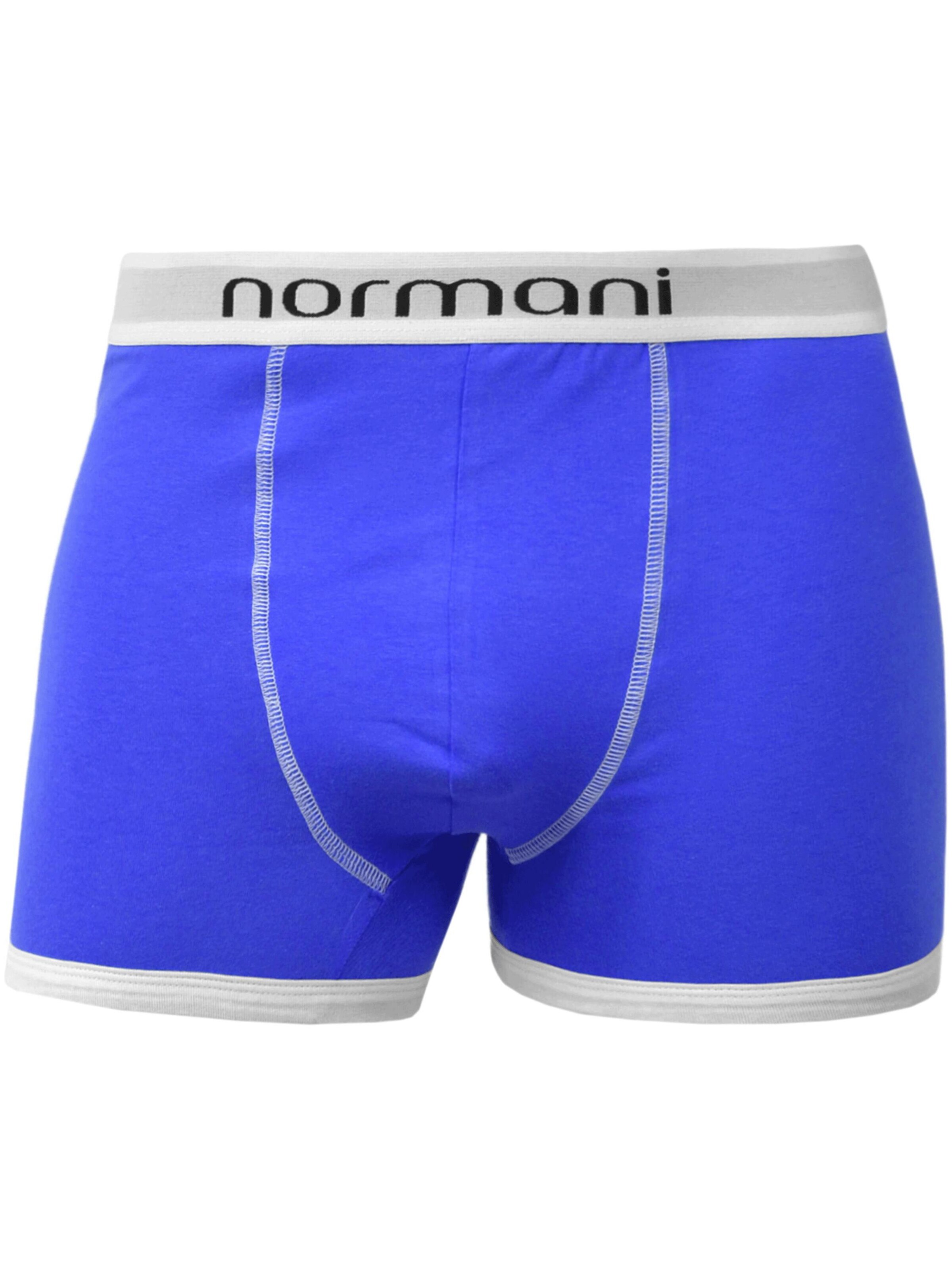 Boxers normani en bleu : devant