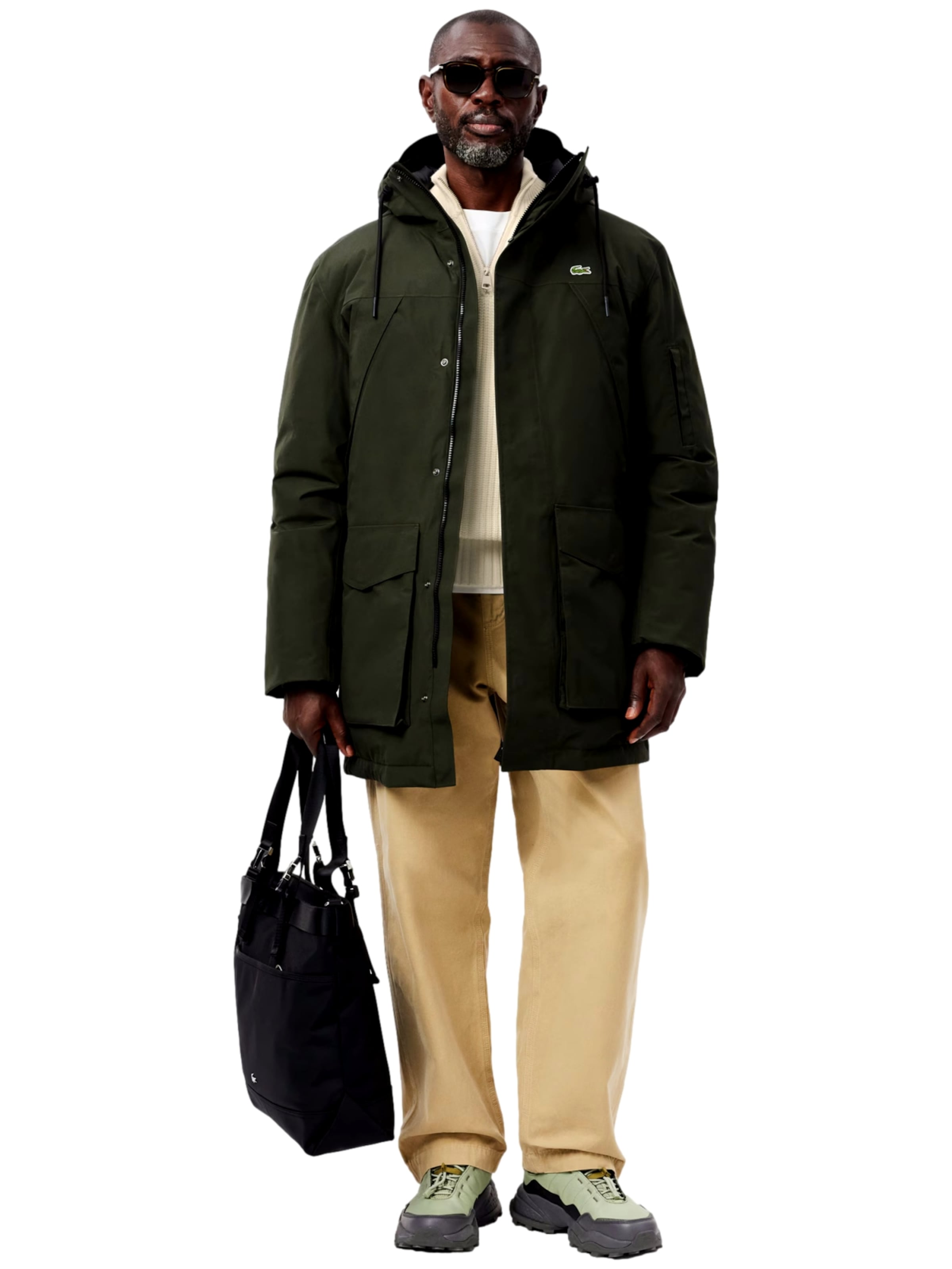 LACOSTE Sweater in Beige