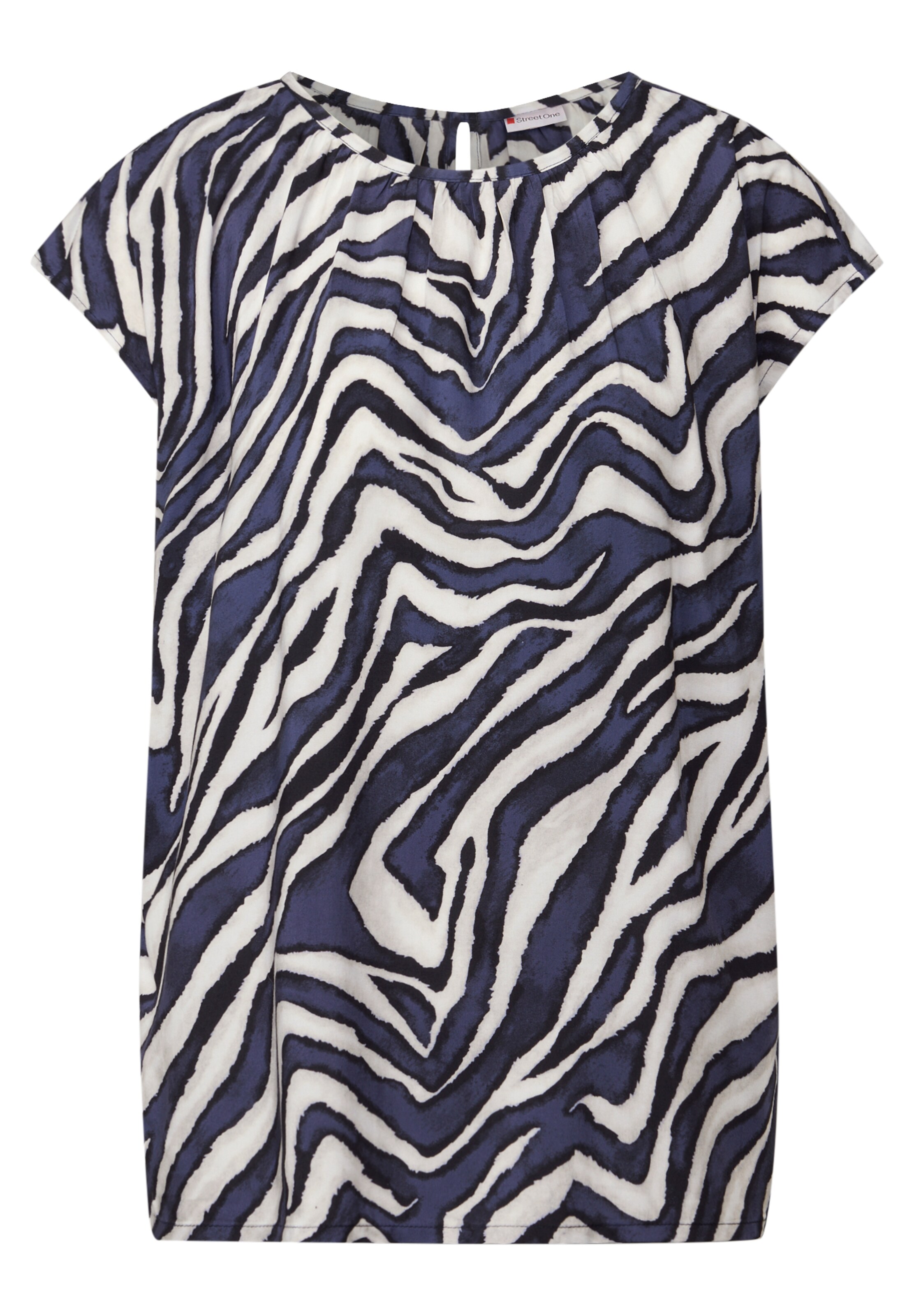 STREET ONE Blouse in Blue: front