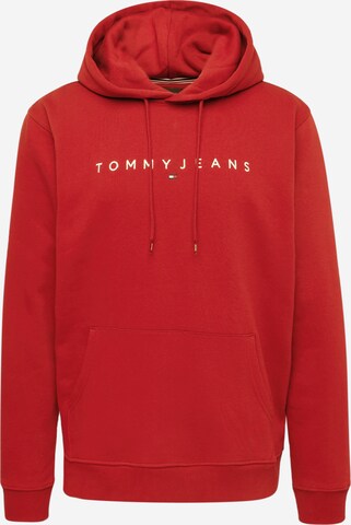 Tommy Jeans Sweatshirt in Rot: predná strana