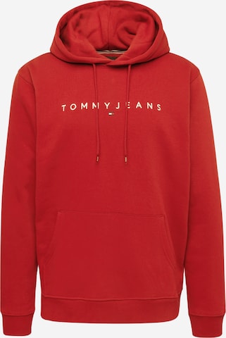 Tommy Jeans Μπλούζα φούτερ σε κόκκινο: μπροστά