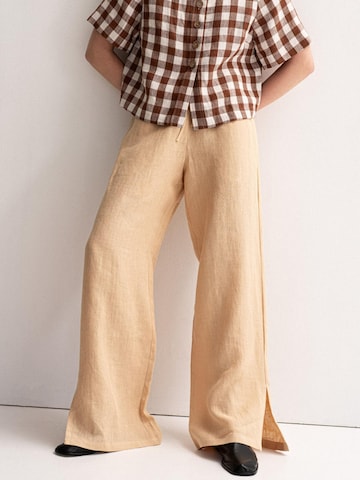 AmourLinen Loosefit Broek 'Leah' in Geel