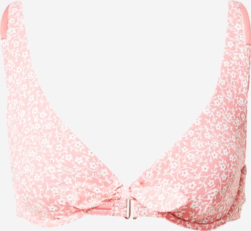 BILLABONG Athletic Bikini Top 'LIL ONE HANKY' in Pink: front