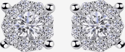 ONE ELEMENT Ohrringe 'Invisible' in One Size in silber / transparent, Produktansicht