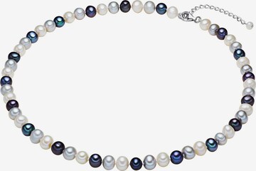 Valero Pearls Necklace in Blue: front