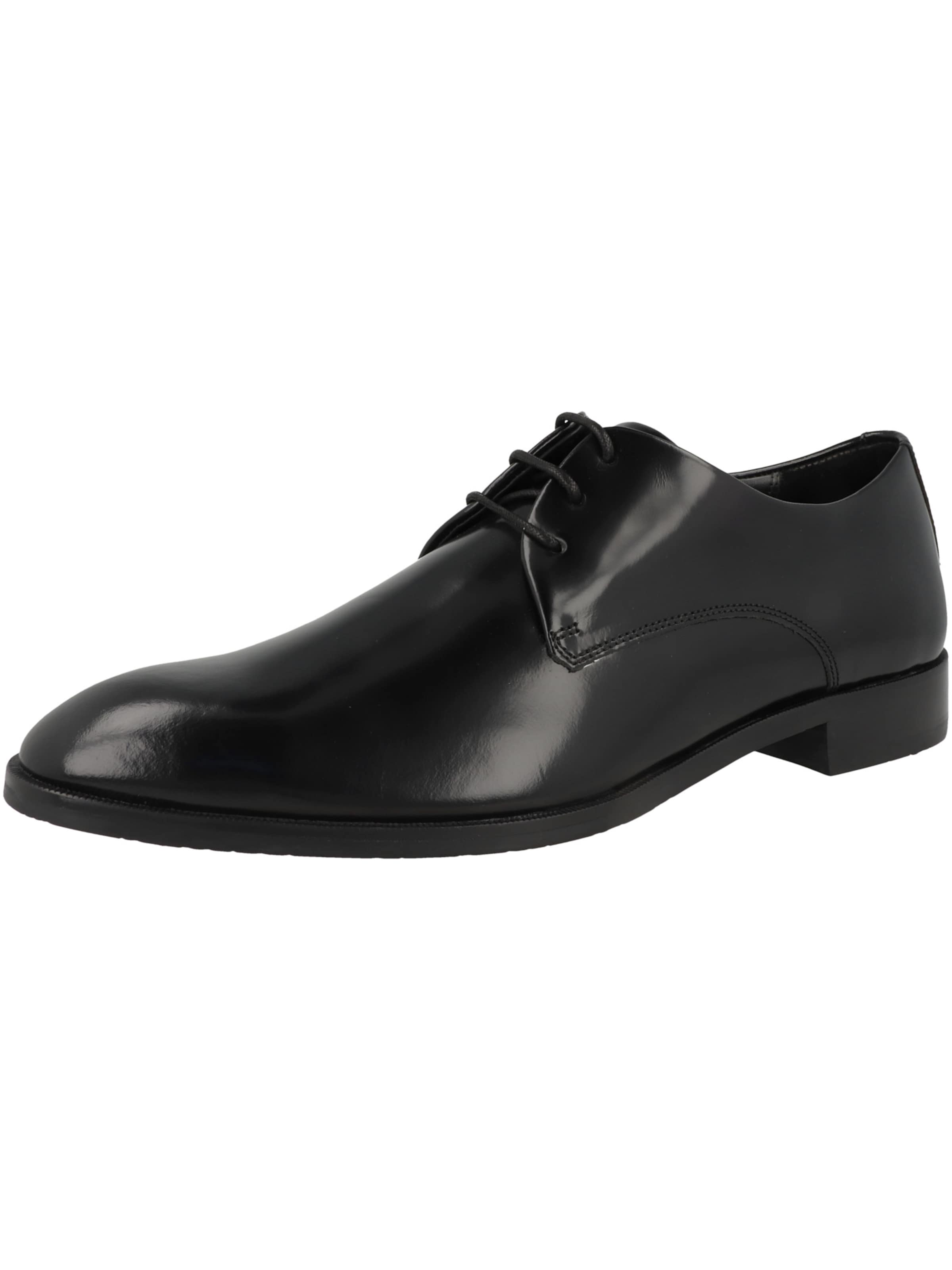 Scarpa stringata di Gordon & Bros in nero: frontale