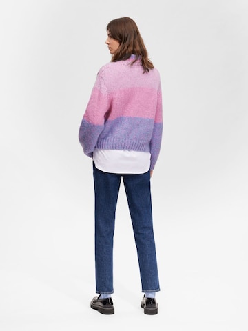 SELECTED FEMME Sweter w kolorze fioletowy