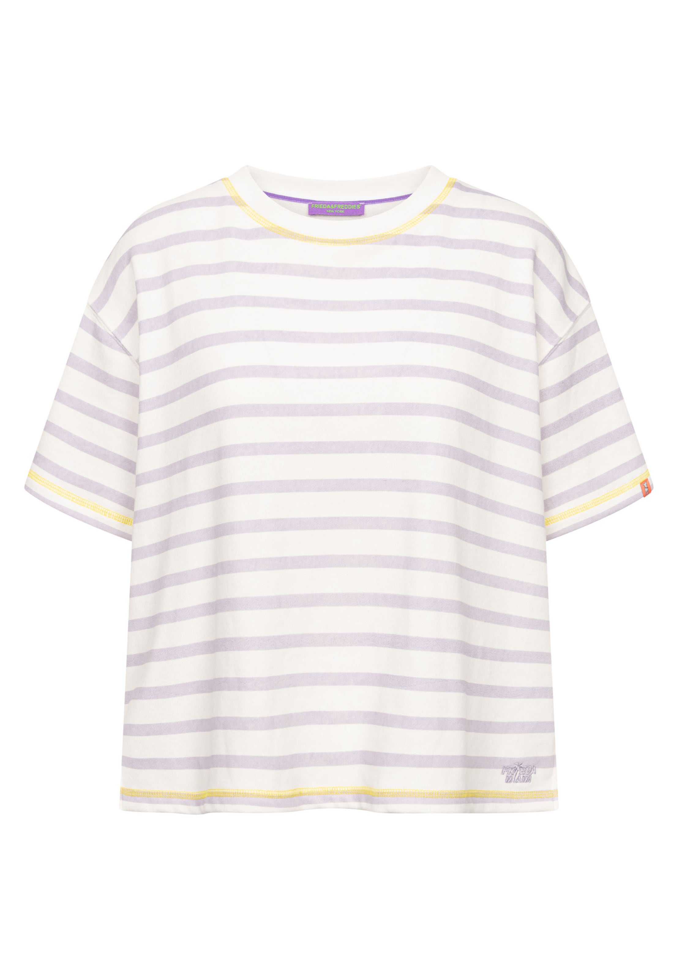 Frieda & Freddies NY Sweatshirt in XS in Lavender / White, Item view
