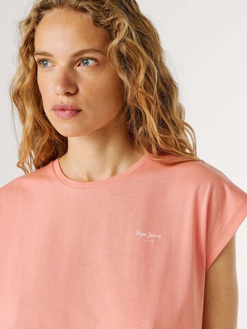 Pepe Jeans Футболка 'Bloom' в Оранжевый