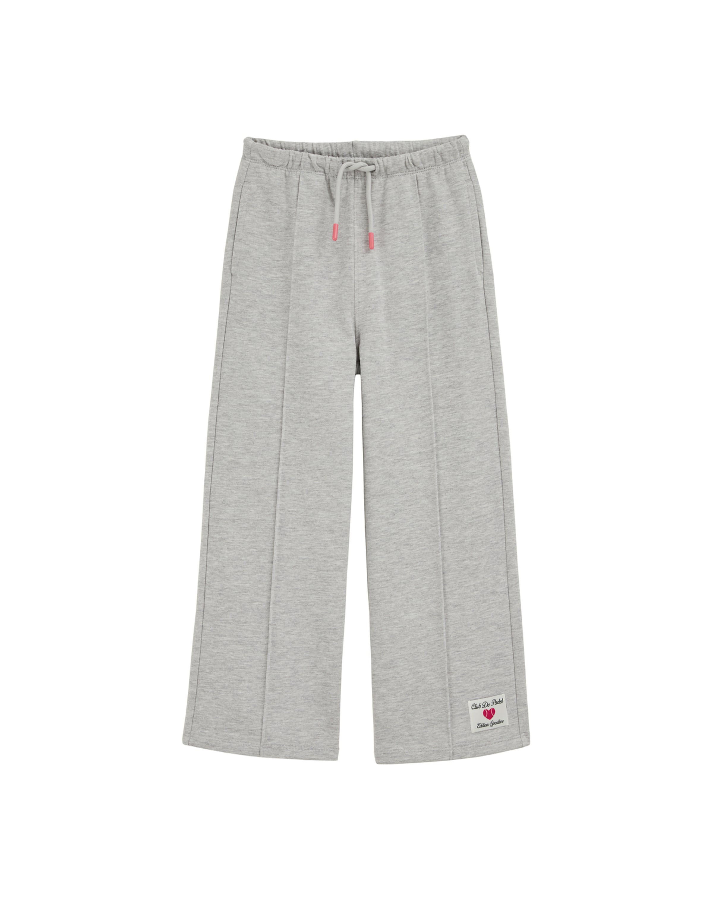 Largi Pantaloni de la WE Fashion pe gri: față