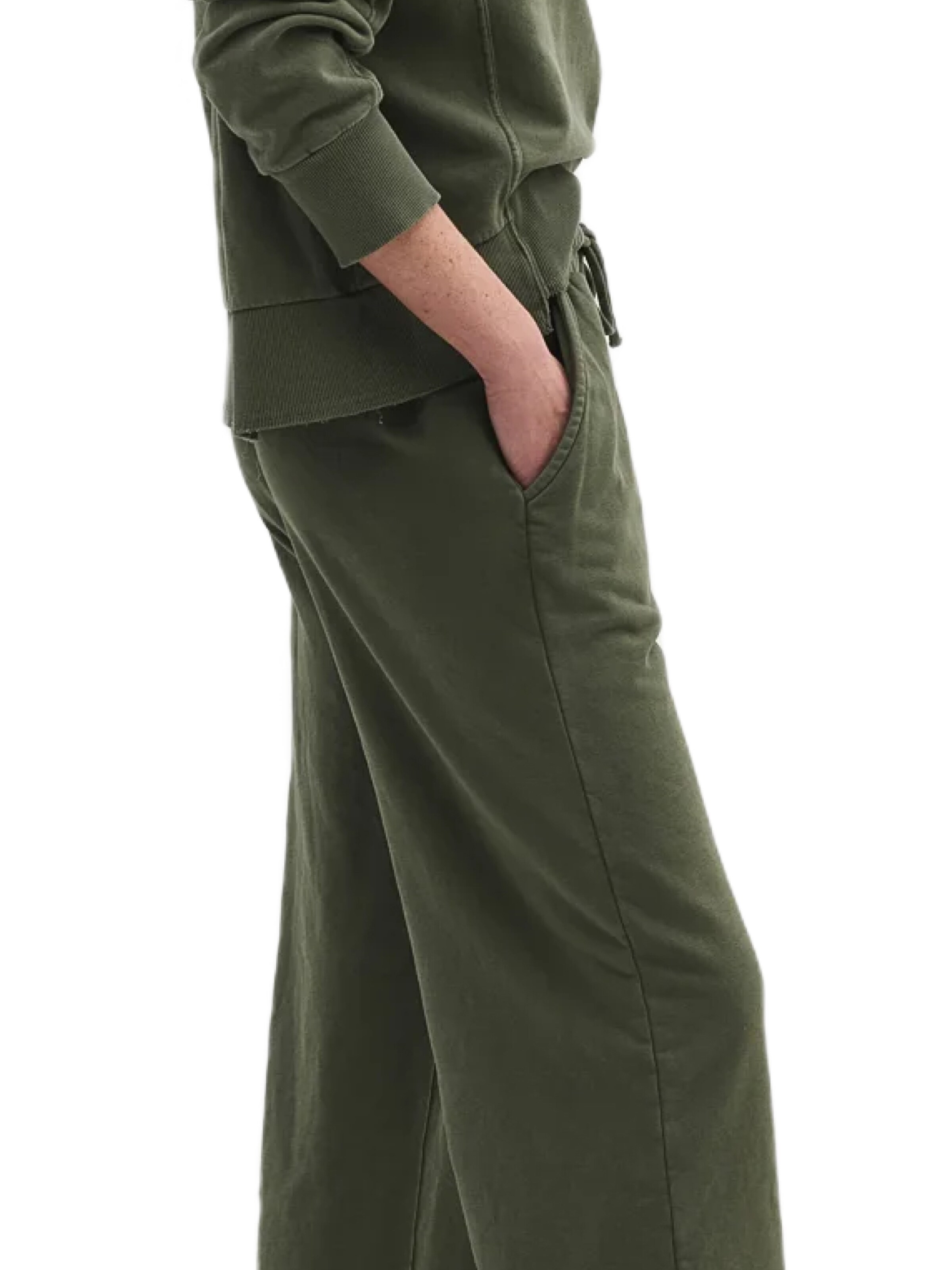 No Matter What Baggy Hose in Grün