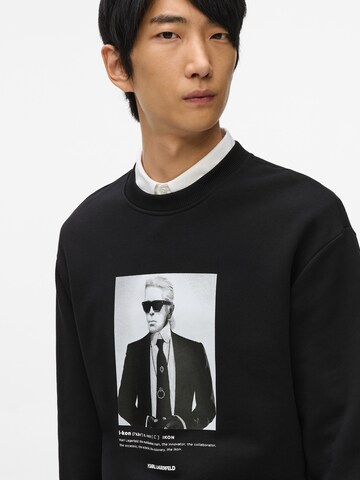 Karl Lagerfeld Dressipluus 'PORTRAIT', värv must