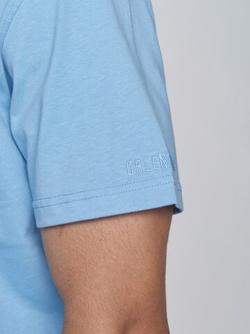 GREENBOMB Shirt 'Bike Pedal' in Blue