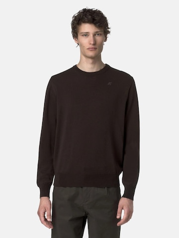 K-Way Pullover 'K-WAY SEBASTIEN MERINO PULLOVER Maglieria'‌‌‌‌‌‌‌‌‌ in Braun