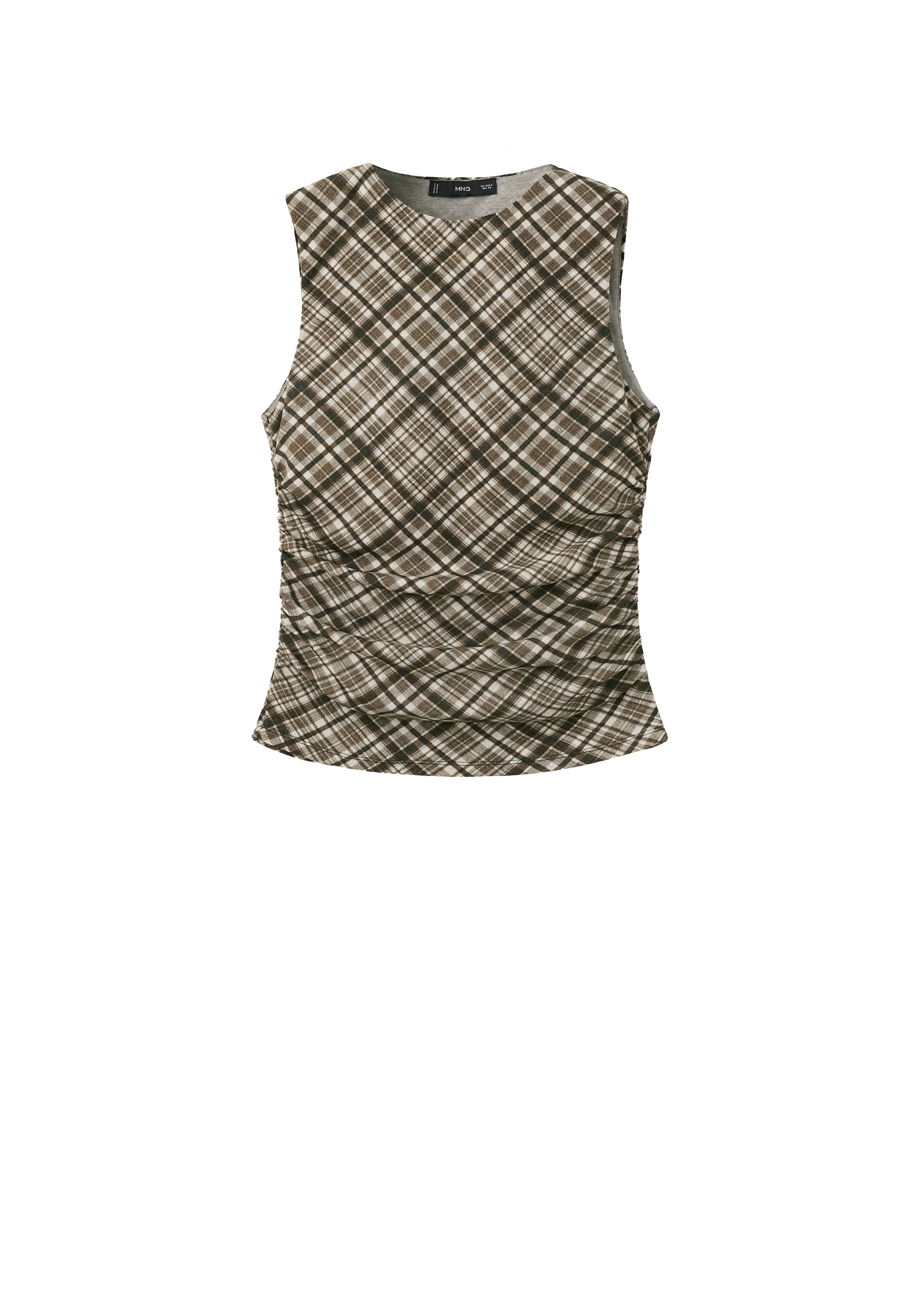 MANGO Top 'CHIQUI' in Braun: Vorderseite