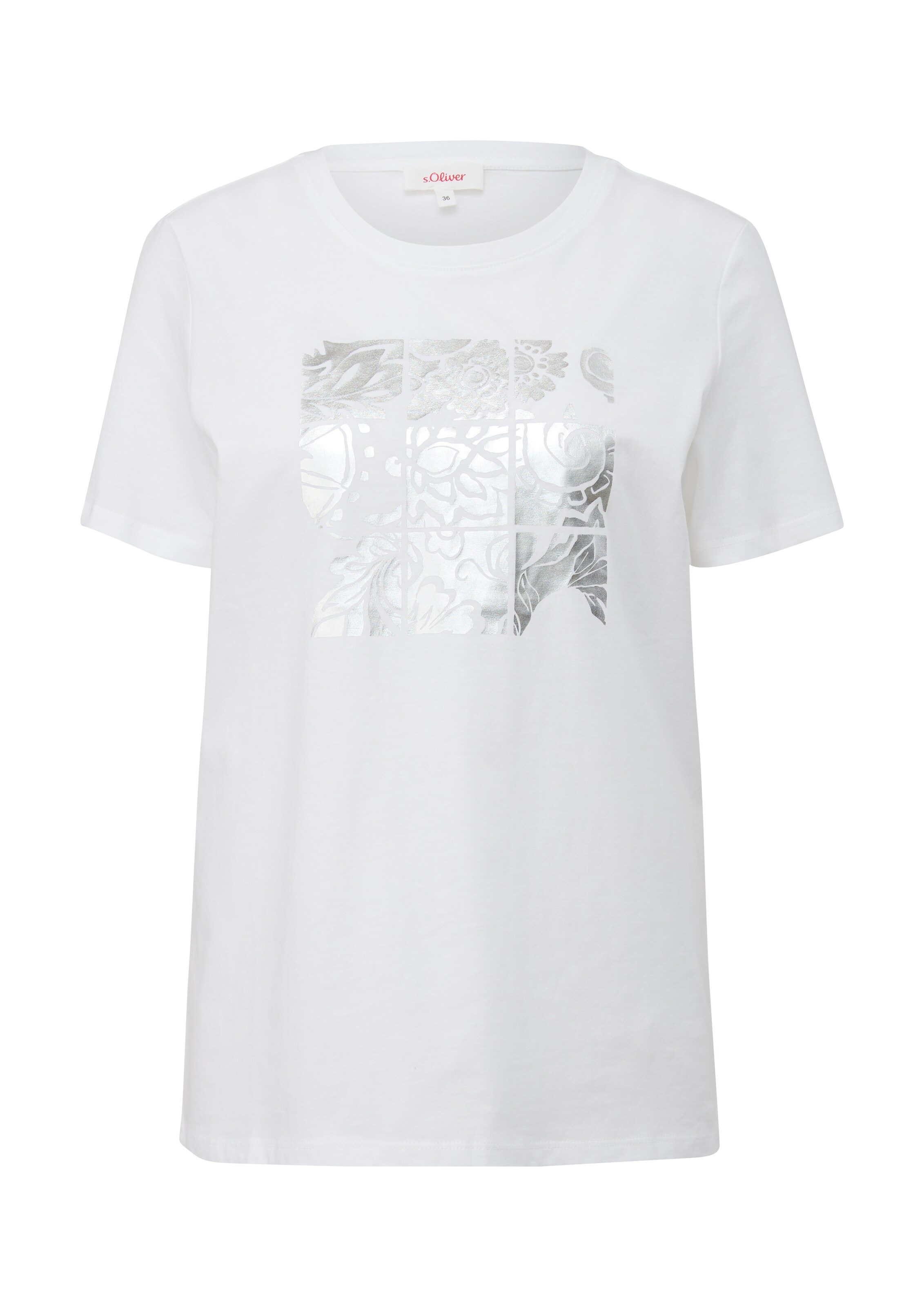 s.Oliver T-Shirt in Weiß: Vorderseite