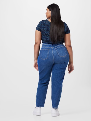 River Island Plus Regular Jeans in Blau