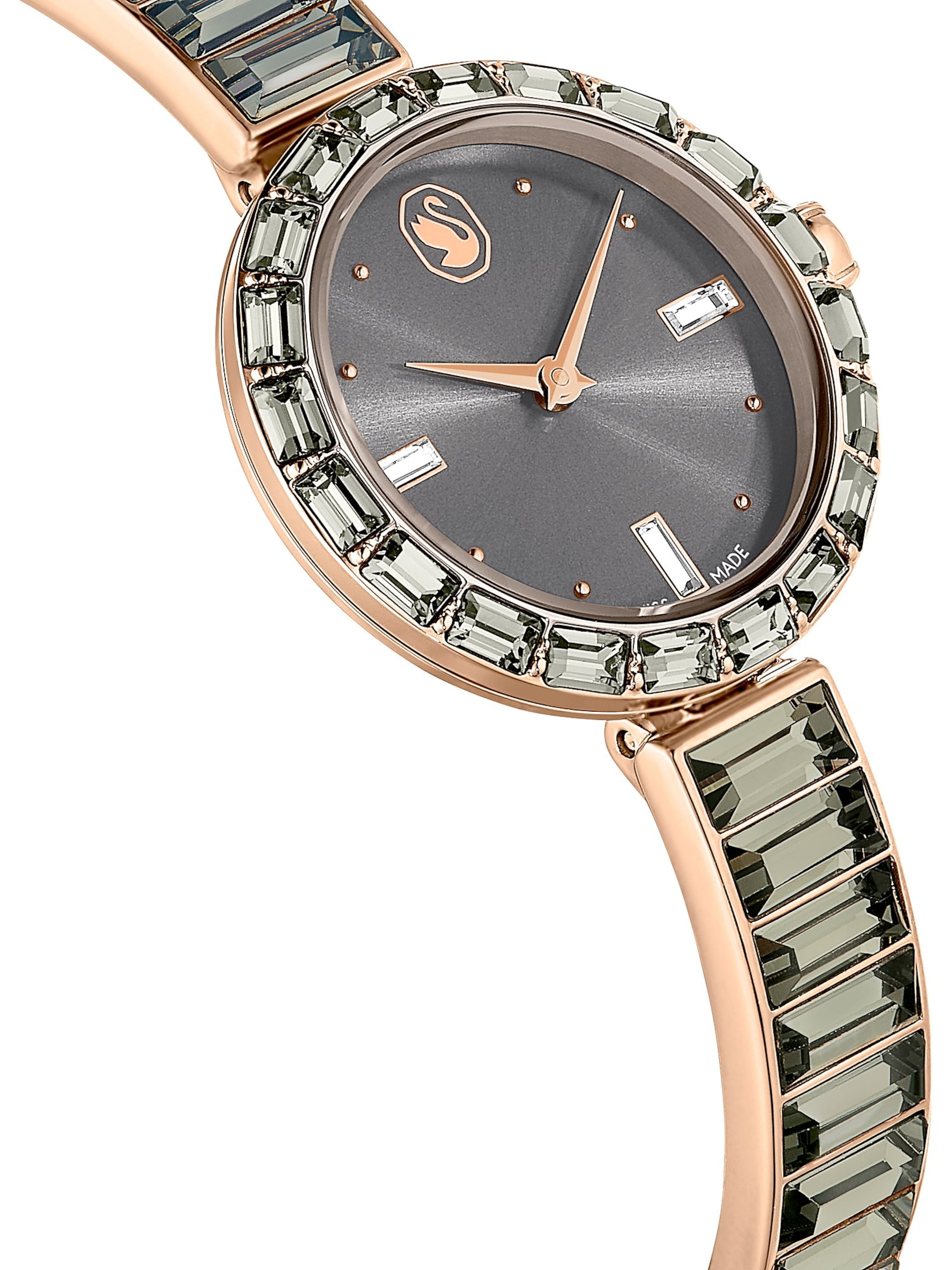 Swarovski Analoguhr in Grau