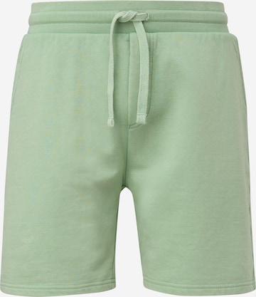 QS Regular Панталон в зелено: отпред