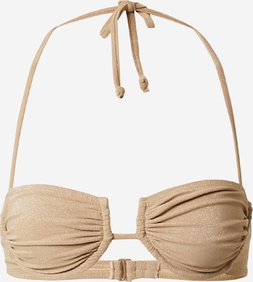 Cotton On Body Bikinitop 'MERMAID' in Gold: predná strana