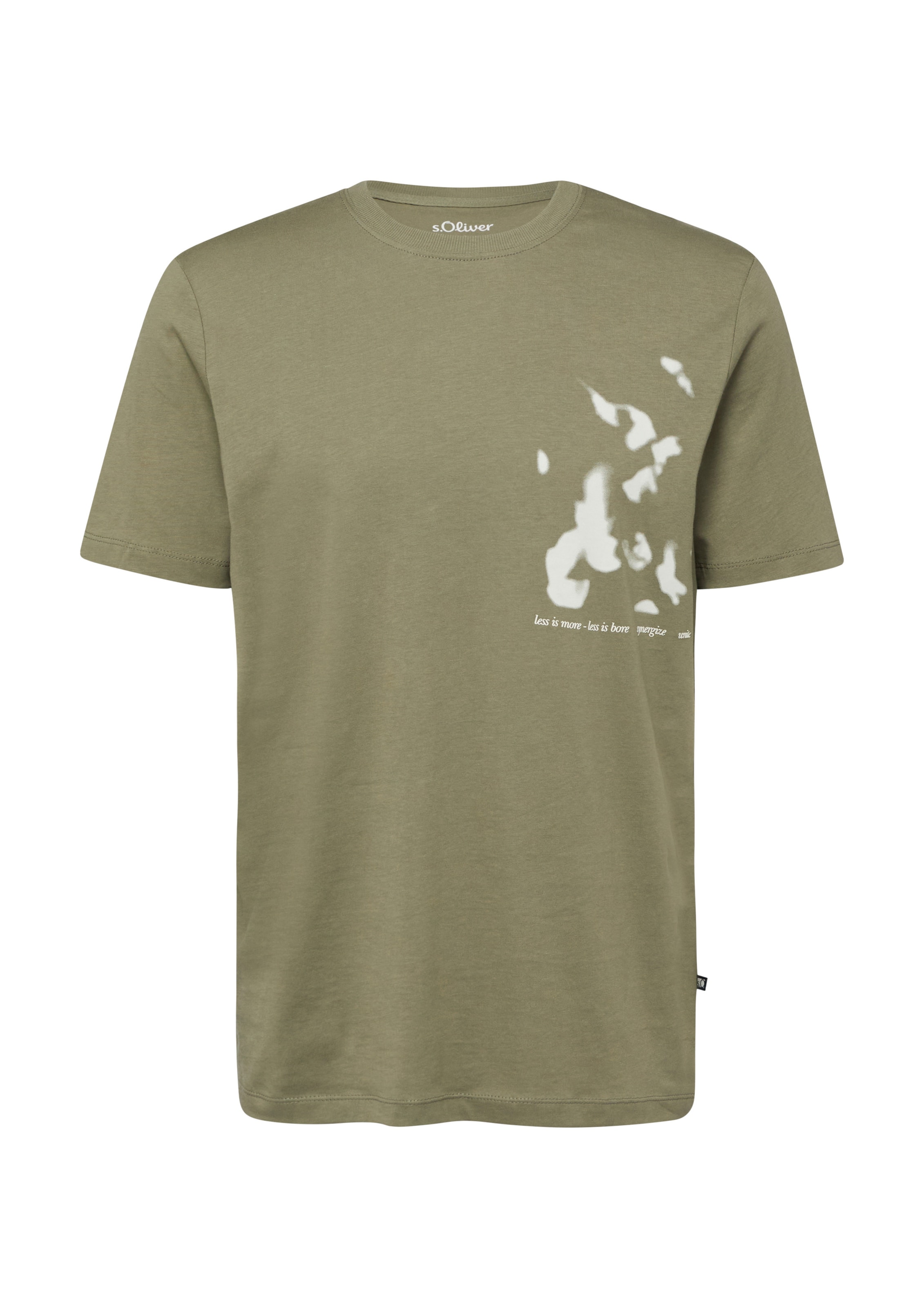 T-Shirt s.Oliver en vert : devant