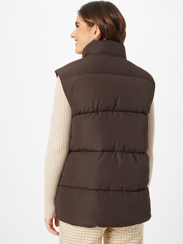 Monki Vest in Brown